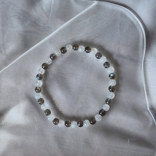Labradorite & Moonstone Bracelet