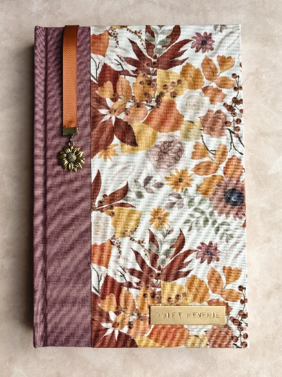 Fall Into Autumn Lined Journal | Lilac Chambray (5.75”x8.75”)