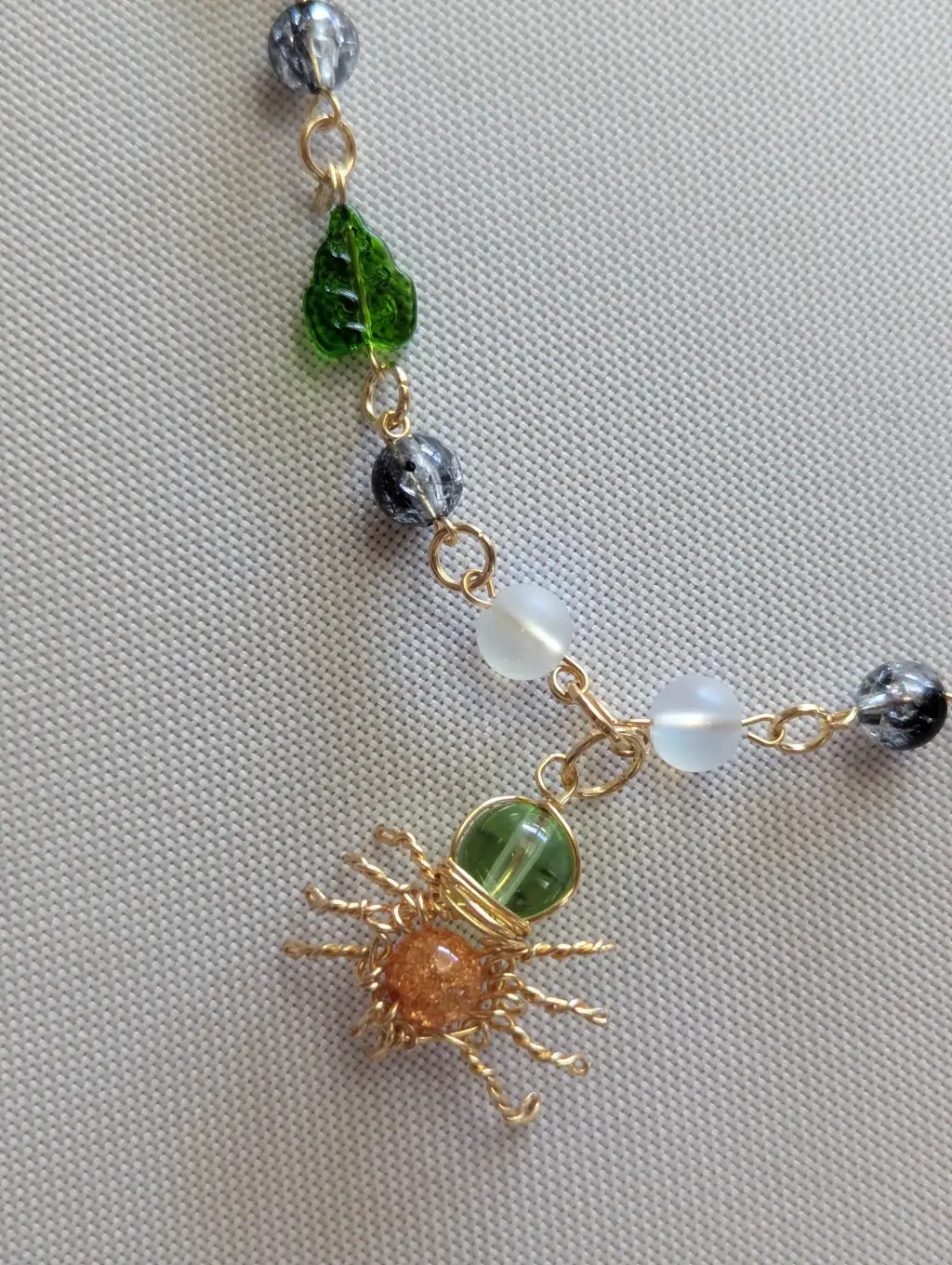 Garden Spider Necklace